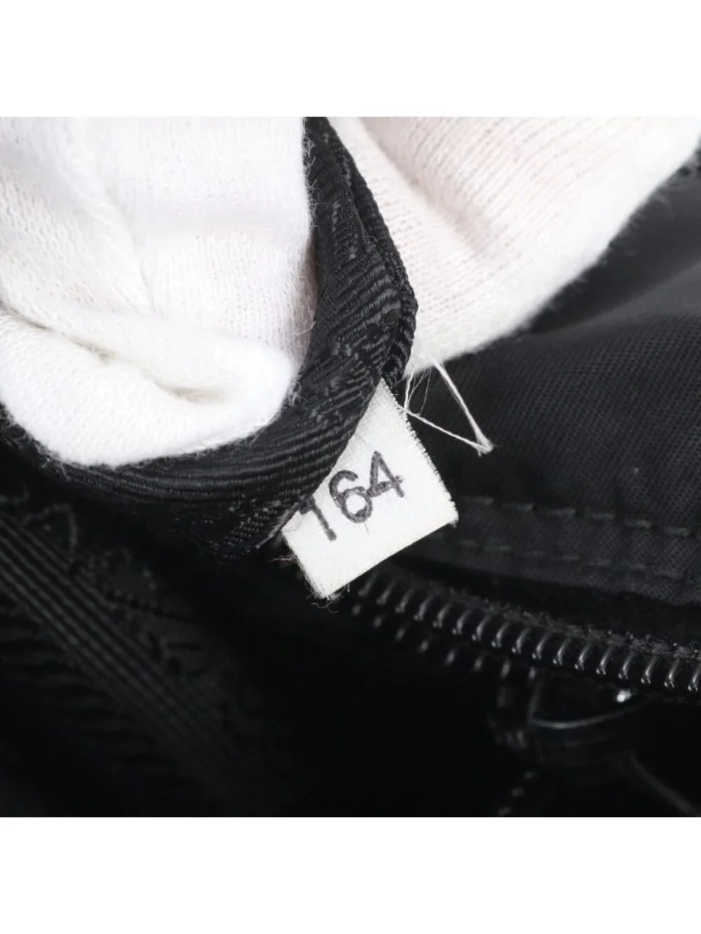 Prada Tessuto Nylon Triangle Logo Leather Shoulder Bag Crossbody Messenger